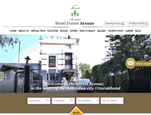 Tablet Screenshot of hotelforestavenue.com